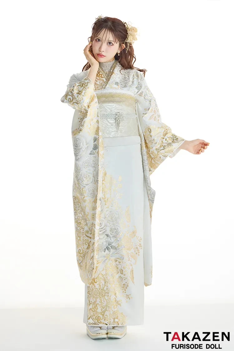 成人式振袖レンタル　EC　HEPBURNシリーズのROSE振袖