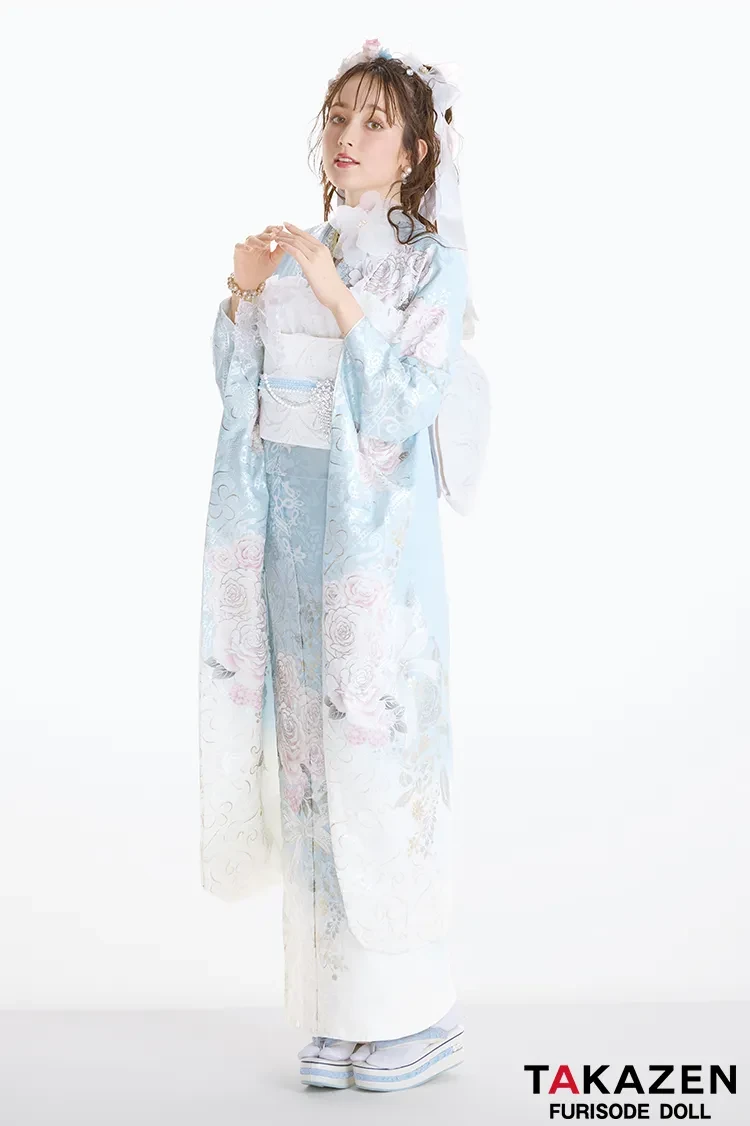 成人式振袖レンタル　EC　HEPBURNシリーズのROSE振袖