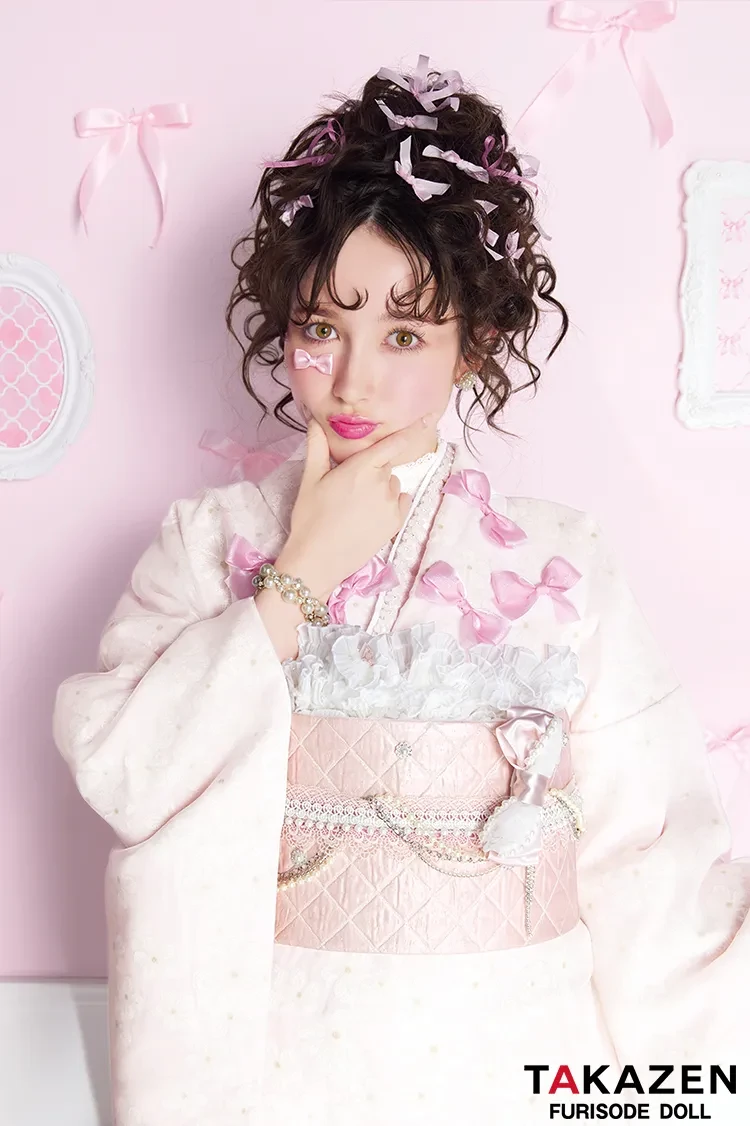 成人式 振袖ネットレンタル キュート かわいい