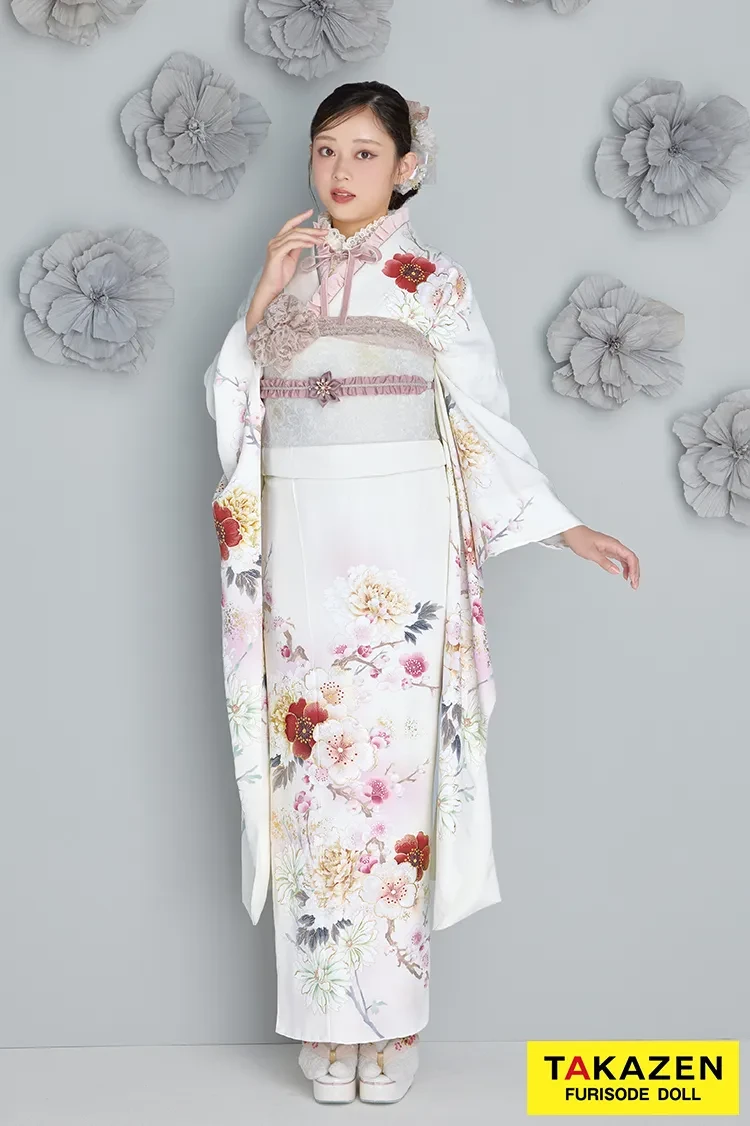 成人式　振袖　ネットレンタル　くすみカラー　かわいい