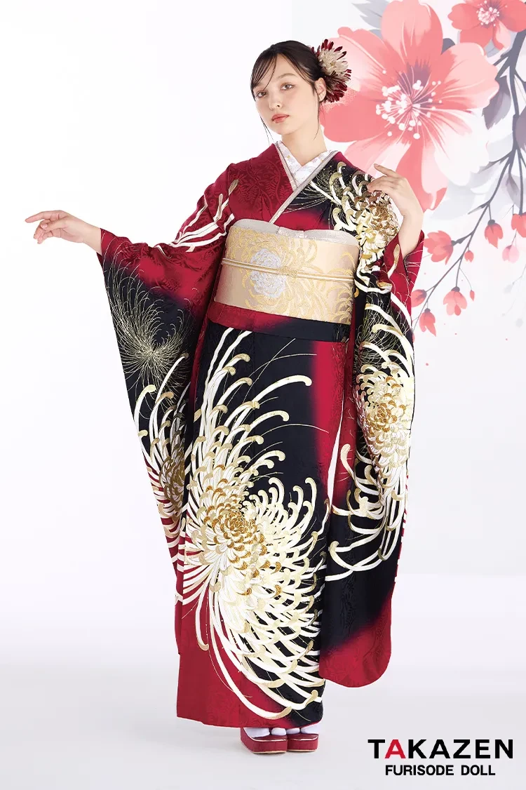 成人式振袖レンタル　ネットレンタル　フリソデドール　粋古典