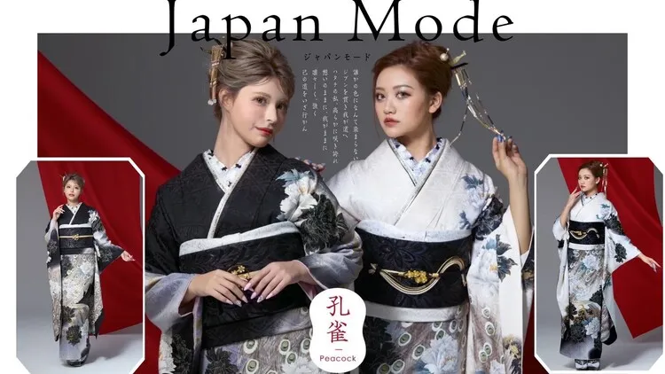 新作公開✨渋くてカッコイイジャパンモード振袖✨