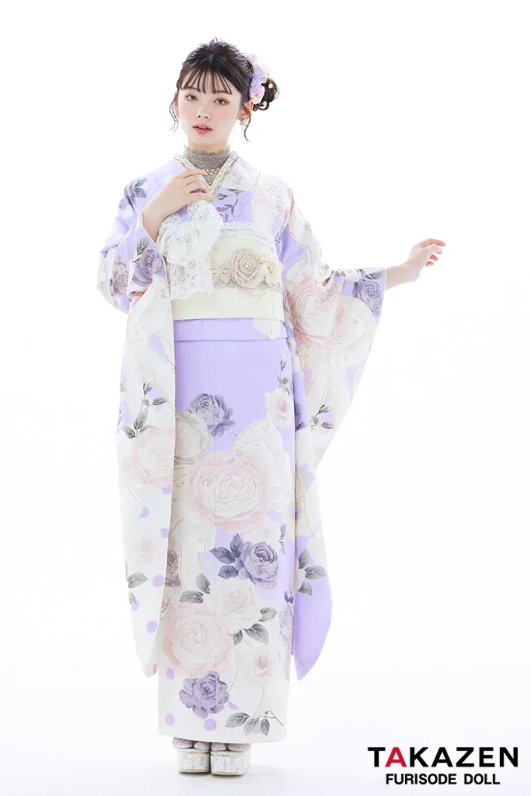 正統派　振袖　ブルべ夏　おすすめ