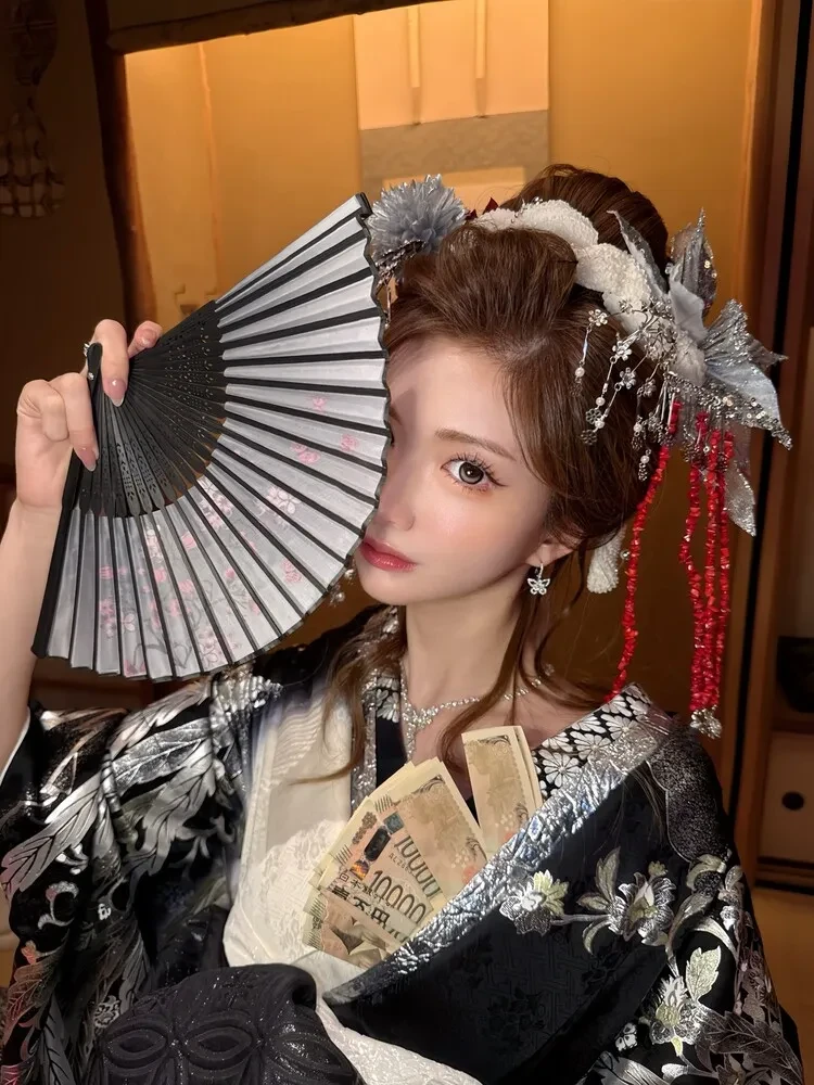 振袖　花魁風　着こなし　ひめか